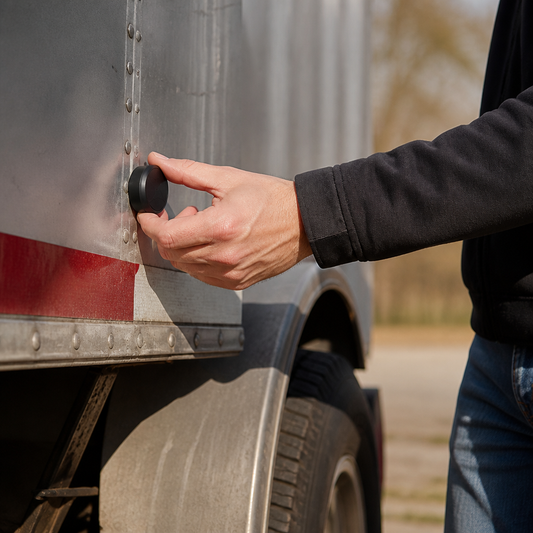 Magnetic Rechargeable Vehicle & Pet GPS Tracker (5 cm Diameter)