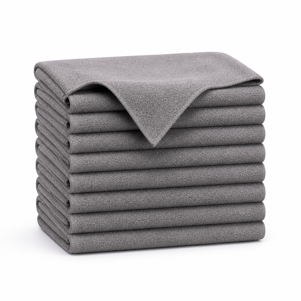 Microfiber Cleaning Cloths High Absorbency & Lint-Free 10 Pack