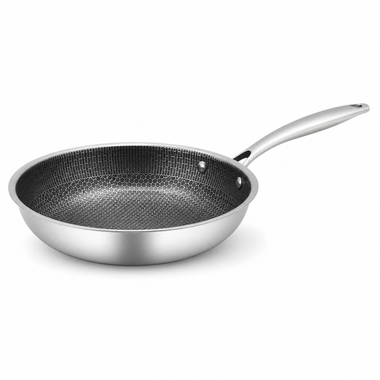 Non-Stick Honeycomb Frying Pan (Induction Compatible, Oven-Safe)