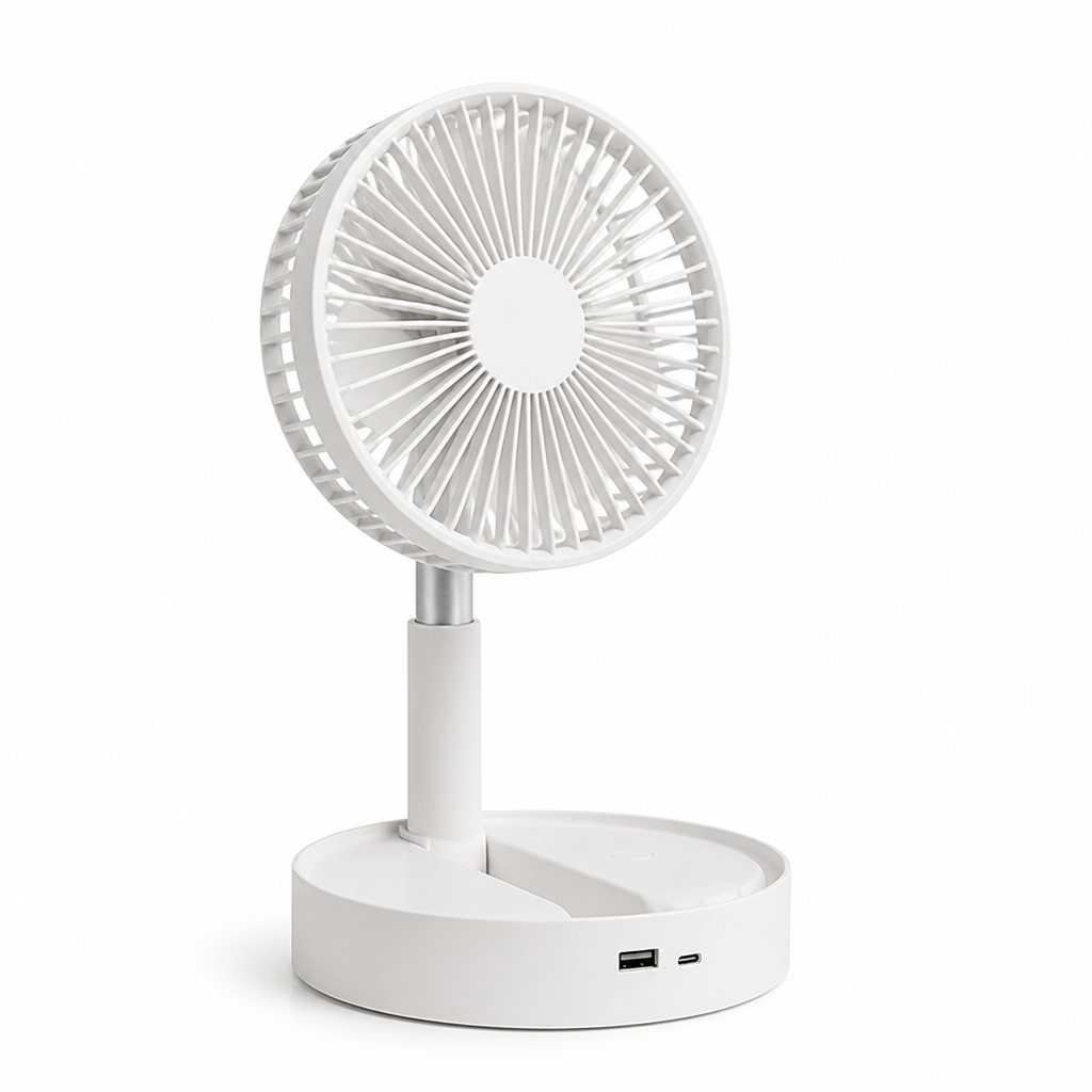 Portable Fan Foldable USB Rechargeable Quiet Operation