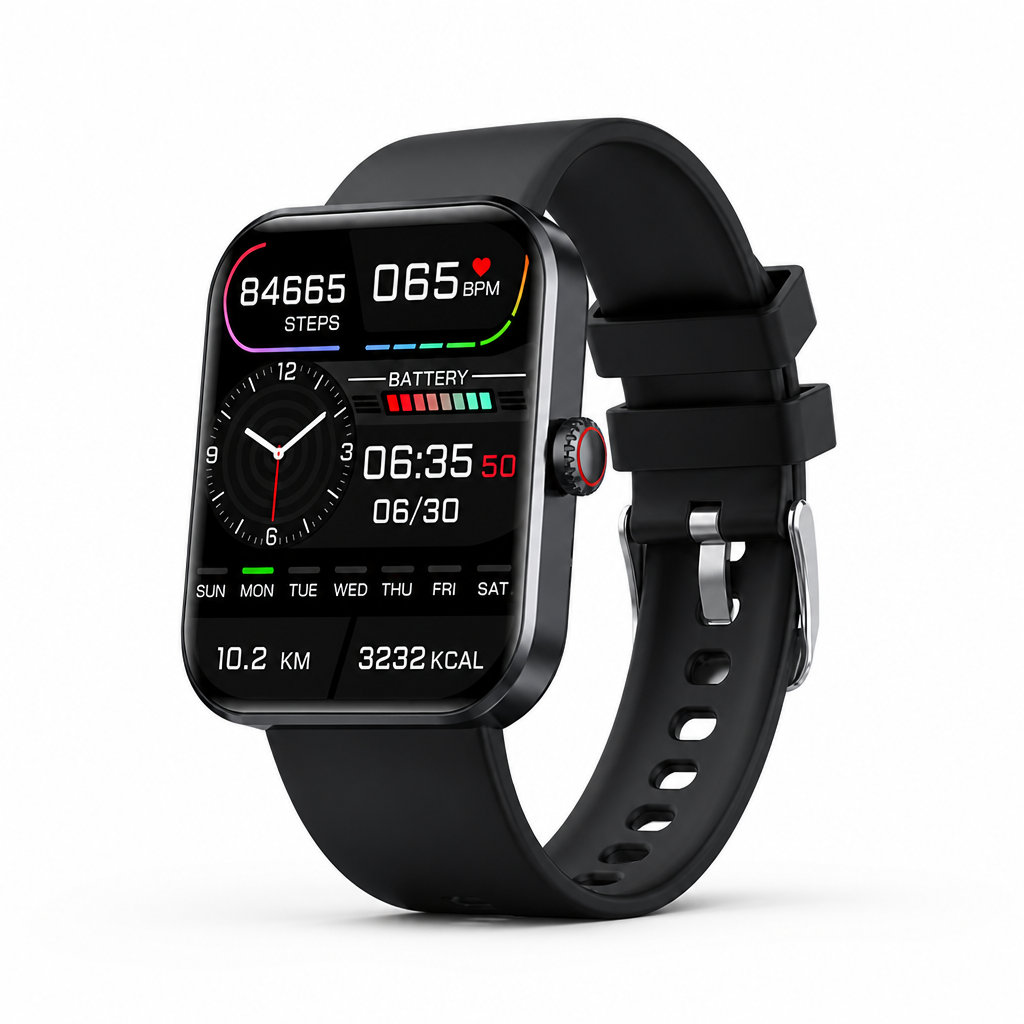 Smartwatch Color Touchscreen Health Tracking 5-Day Battery