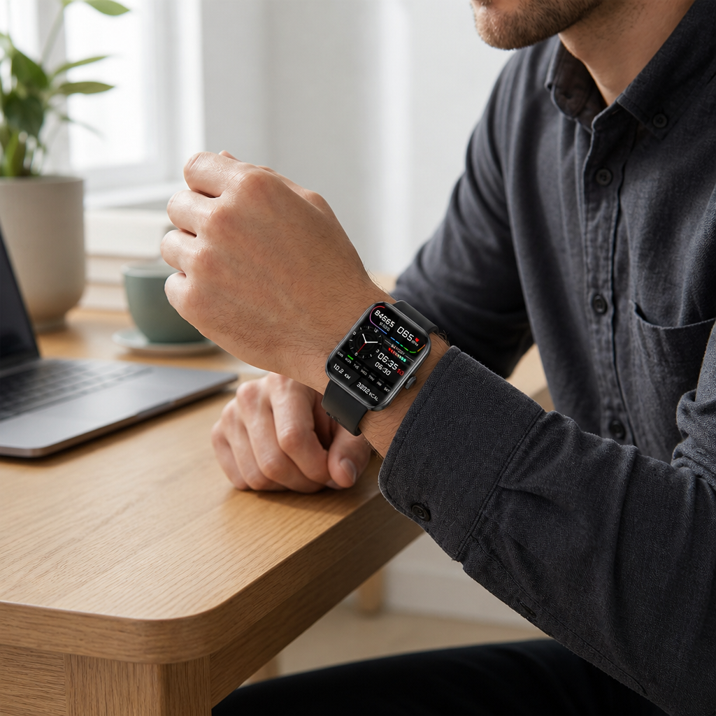 Smartwatch Color Touchscreen Health Tracking 5-Day Battery