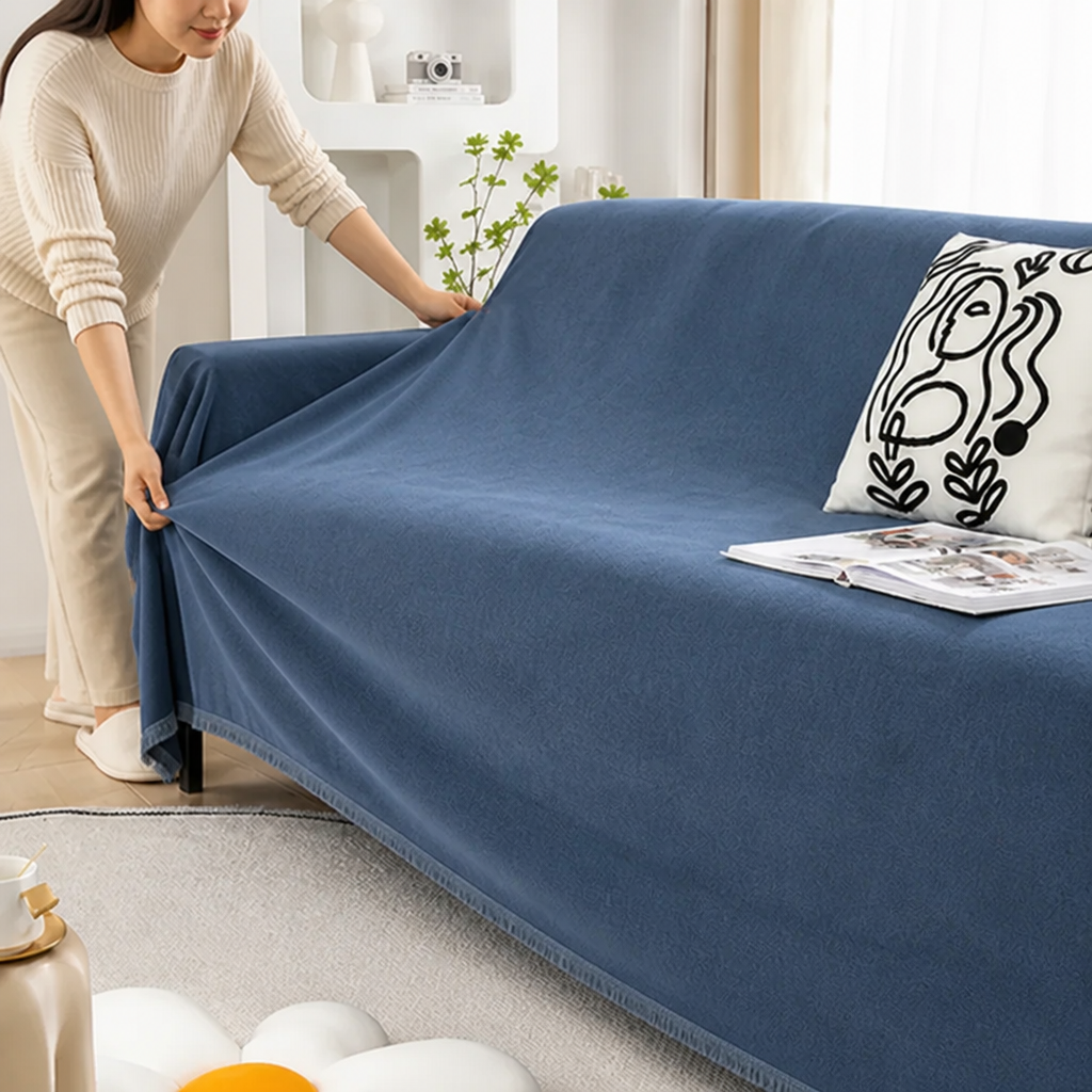 Sofa Cover Polyester-Spandex Stretch Machine Washable