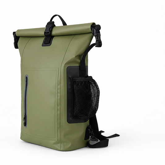 Waterproof Rolltop Backpack With Buckle Closure (25L)