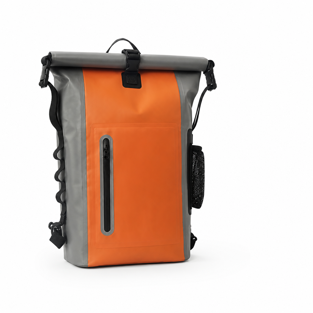 Waterproof Rolltop Backpack With Buckle Closure (25L)
