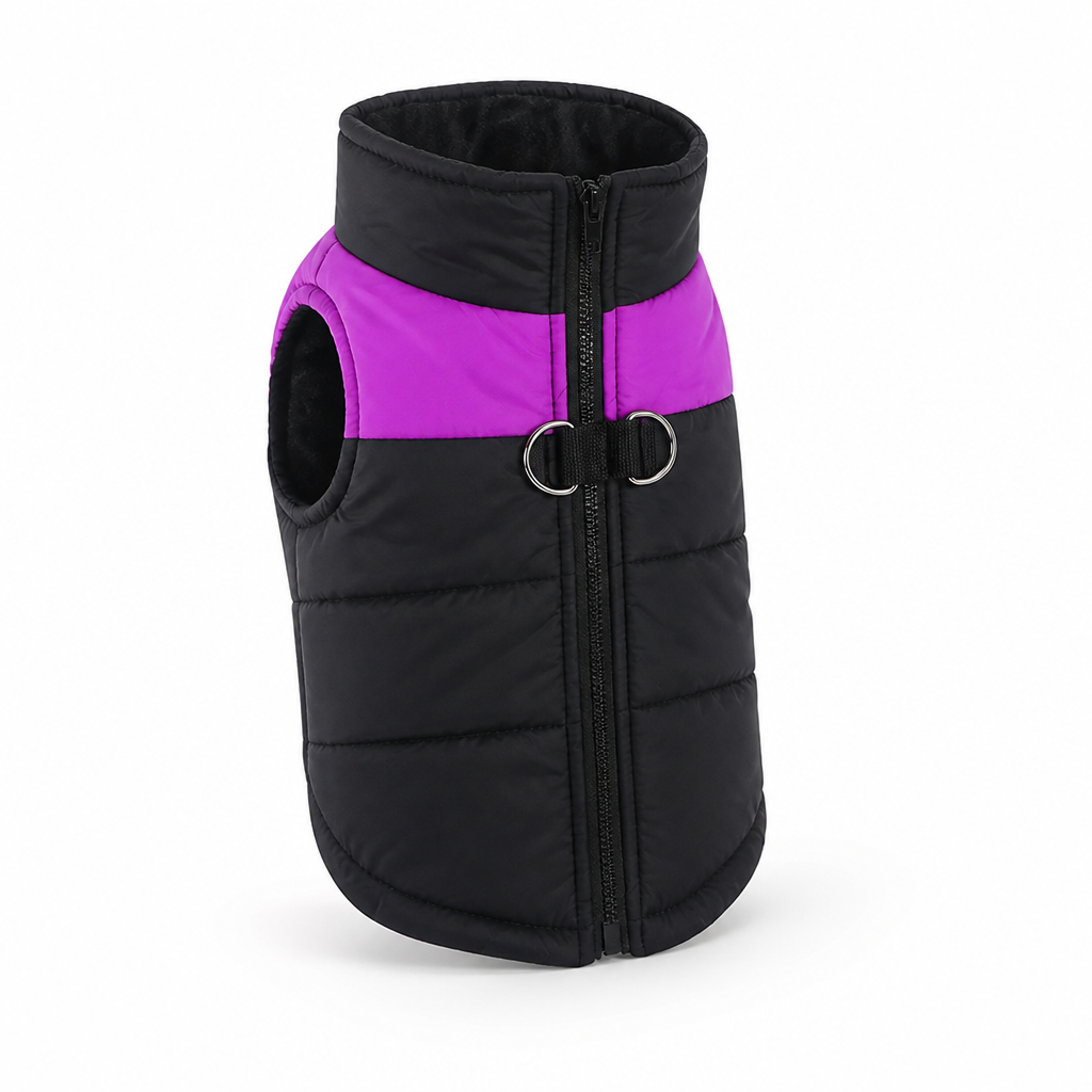 Waterproof Warm-Lined Quick-Fastening Dog Jacket